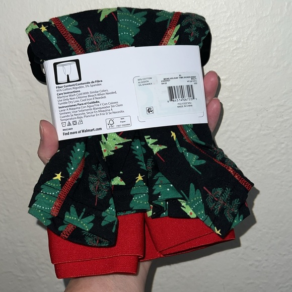 Men’s XL Christmas tree boxer briefs underwear new with tags - Picture 2 of 2